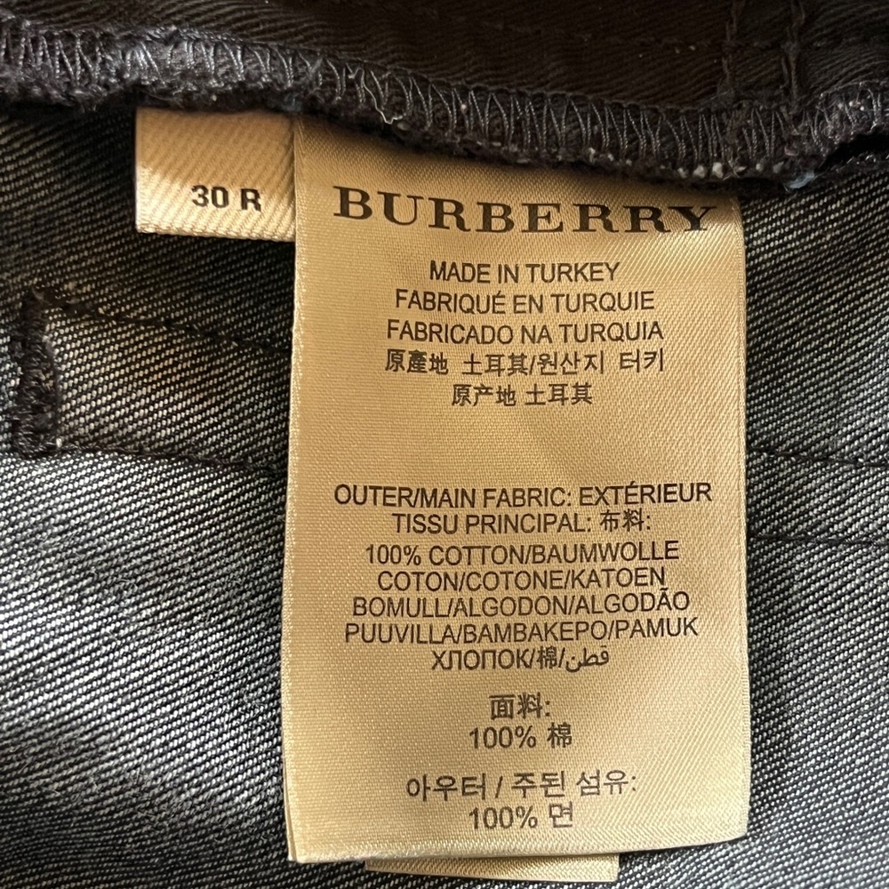 Burberry London Mens Button Fly Jeans 30 Regular - Picture 9 of 14